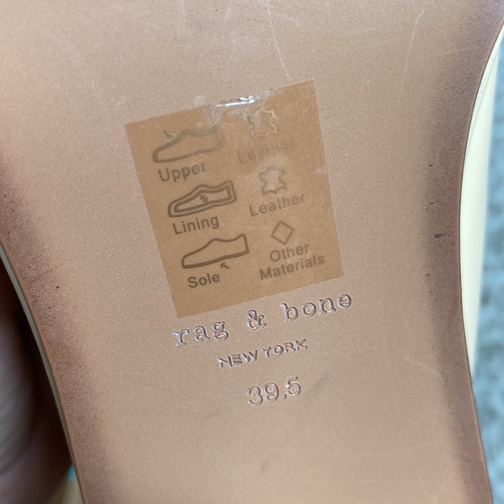 rag & bone tan/cream ankle boots - Picture 7 of 16